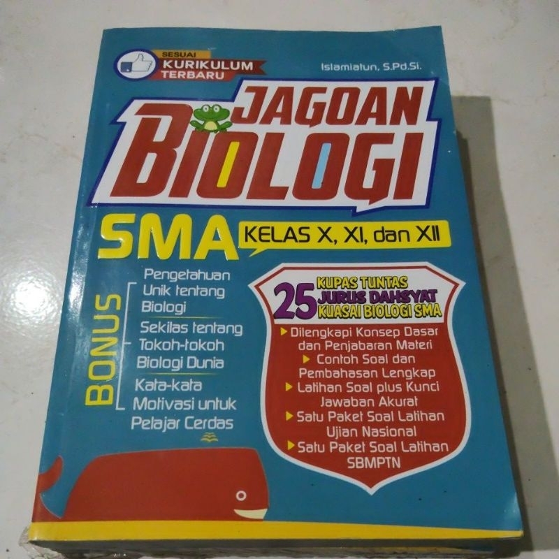 BUKU LATIHAN SOAL SMA / JAGOAN BIOLOGI KELAS  10 11 12