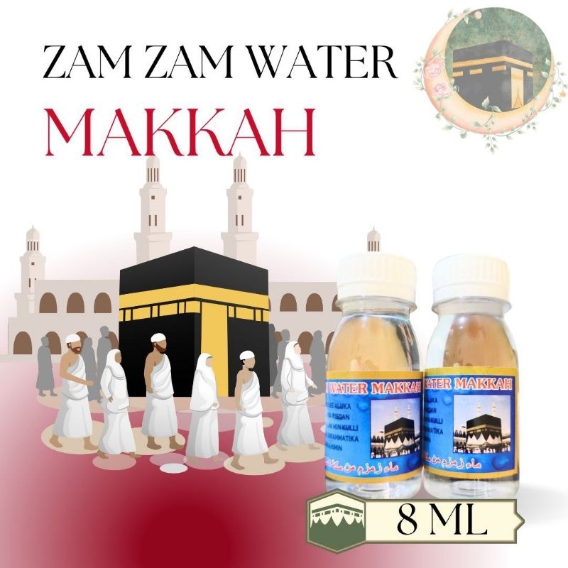 

Air Zam zam / zam zam oleh oleh haji 80ml