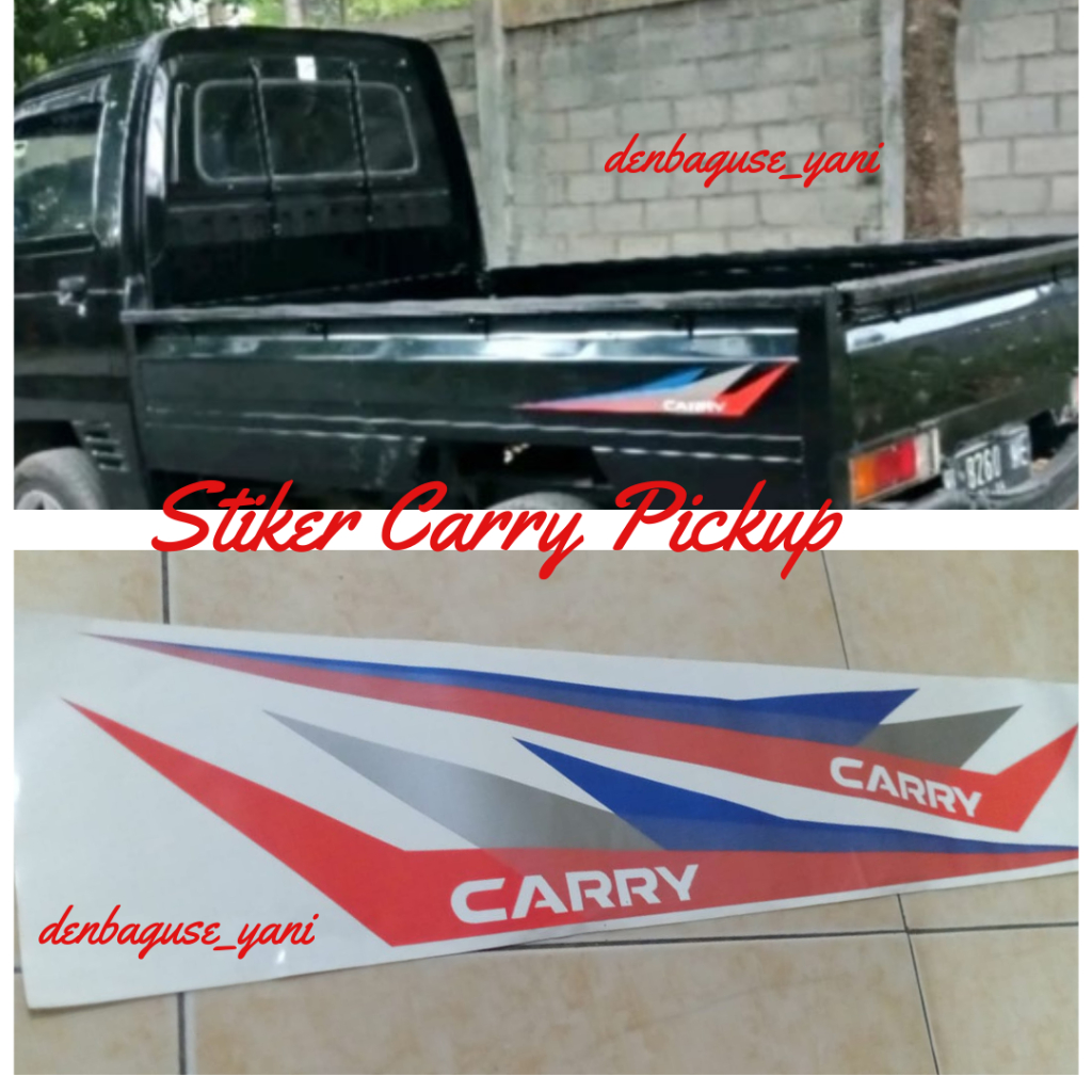 Sticker body carry futura pick up new 2017 / stiker carry futura pickup 1.0 1.5