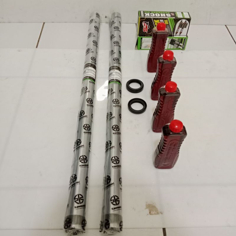 Sepasang As shock depan KLX KLX KLX KLX sok+sil+oli 4 botol
