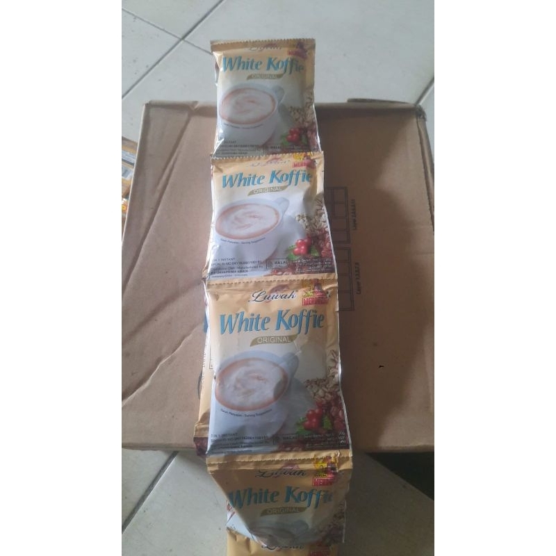 

LUWAK WHITE KOFFIE 25gr RENCENG IsI 10 SHASET