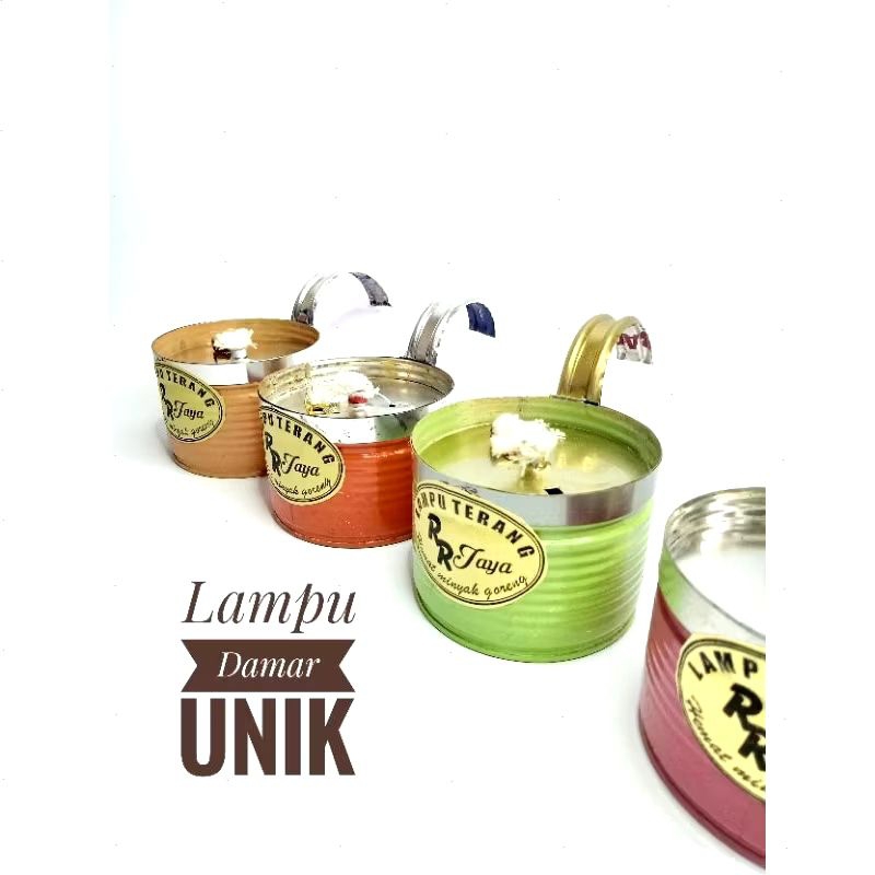 (TERMURAH) Lampu unik minyak goreng DAMAR RITUAL lampu hias mini / lampu ritual / lampu ublik / dama