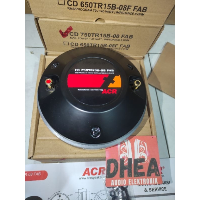 Driver Tweeter ACR Fabulous CD 750TR15B-08 Original VC 3 inchi 200 Watt Maxx Driver Tweeter ACR Fabu