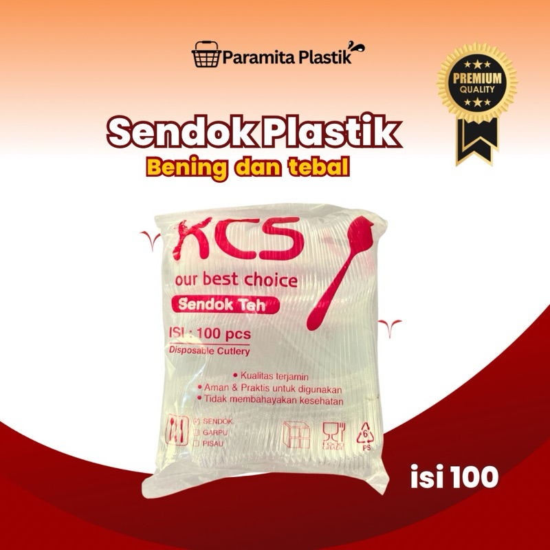 Sendok TEH Plastik KCS