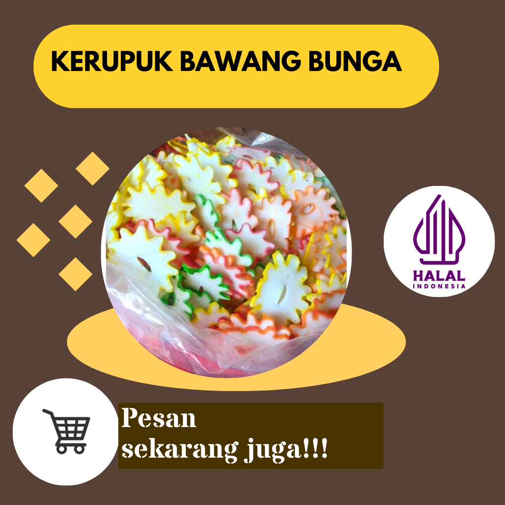 

Kerupuk Bawang Bunga krupuk seblak mentah