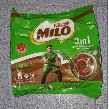 

milo 3in1 isi 14 stik / susu milo coklat 14 stik