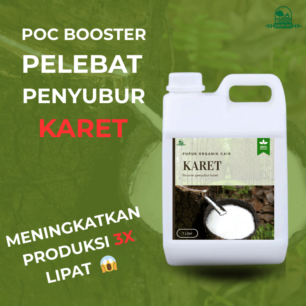 BIOPUPUK Pupuk Organik Cair Karet | Pupuk Karet Mati Getah | Pupuk Pelancar Getah Terbaik