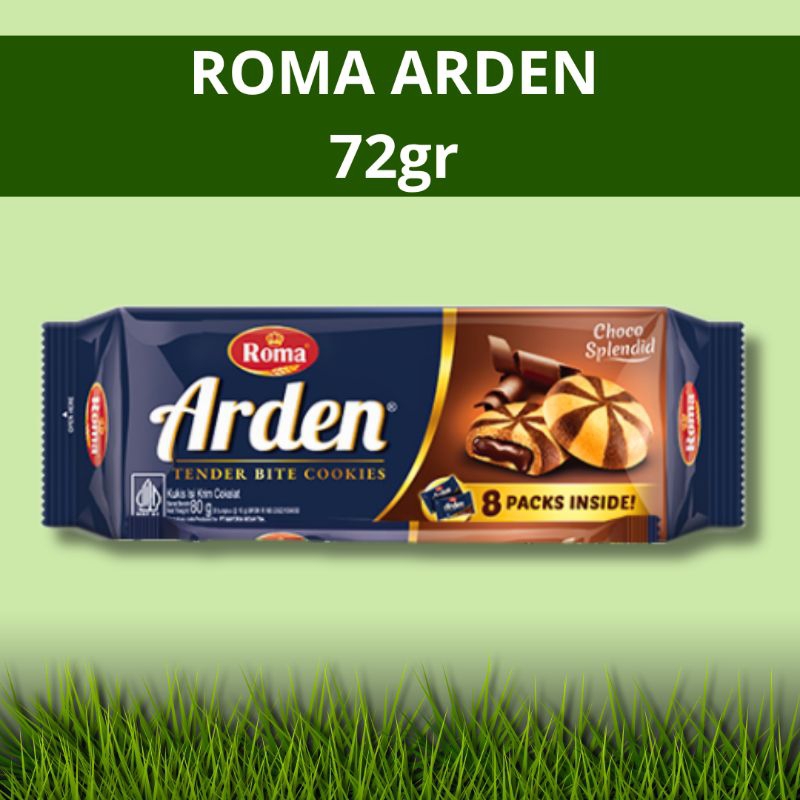 

Roma Arden Kukis isi Krim Cokelat 72g