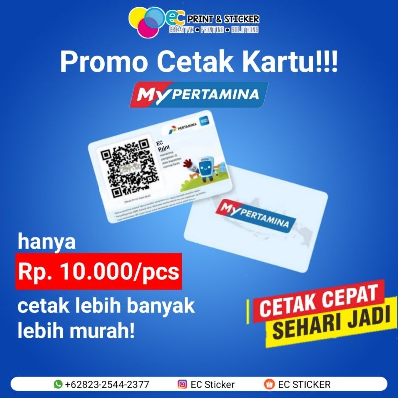 

CETK ID CARD / PVC Murah