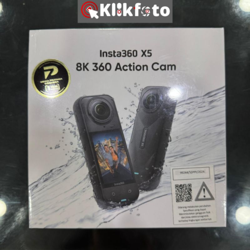Kamera Insta360 X5 360 camera aksi action cam 360 derajat one X 5 Baru segel Garansi Resmi