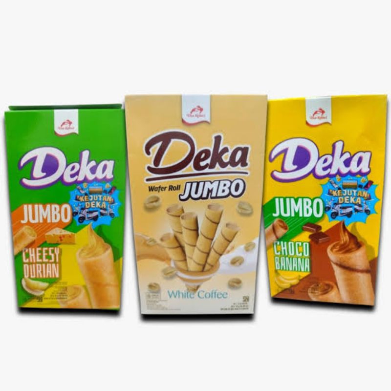 

Deka Wafer Roll Jumbo Box Isi 20 Pcs