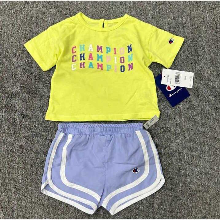 Set Baju Anak Pendek Champion