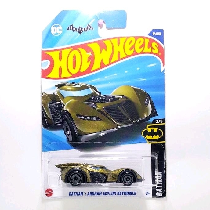 Hot Wheels diecast Hotwheels Batman Arkham Asylum Batmobile dark gold