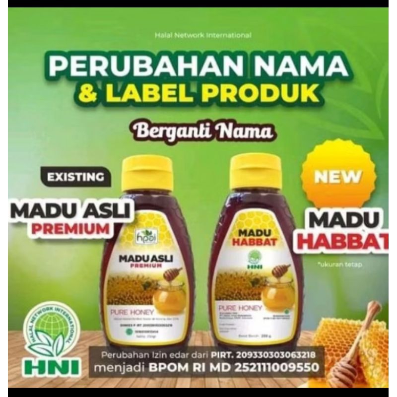 

madu habbat dan madu multiflora