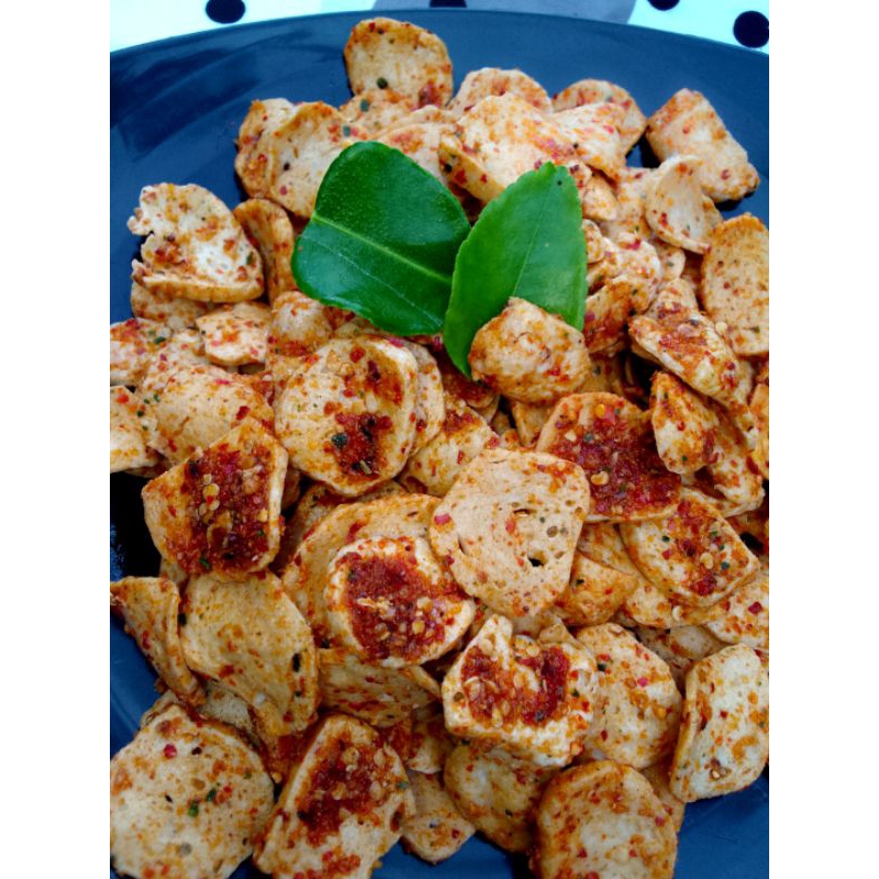 

basreng daun jeruk renyah pedas gurih