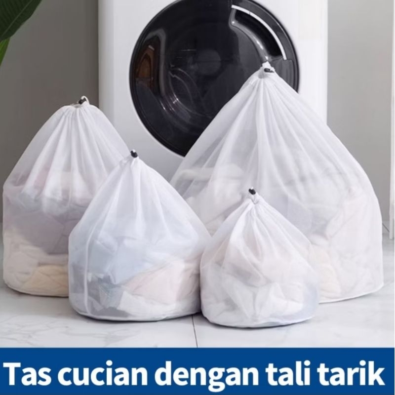 Laundry bag serut // Jaring Cuci Baju Bra // Kantong Jaring Mesin Cuci