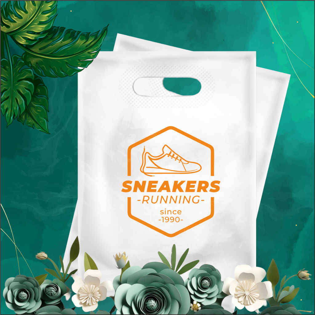 Sablon Plastik Olshop 15x22 Toko Beauty Fashion Gratis Desain 1 Warna & 2 Warna