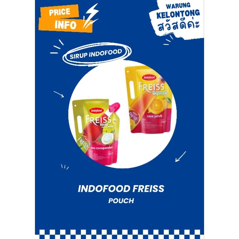 

INDOFOOD SIRUP FREISS POUCH JERUK COCOPANDAN