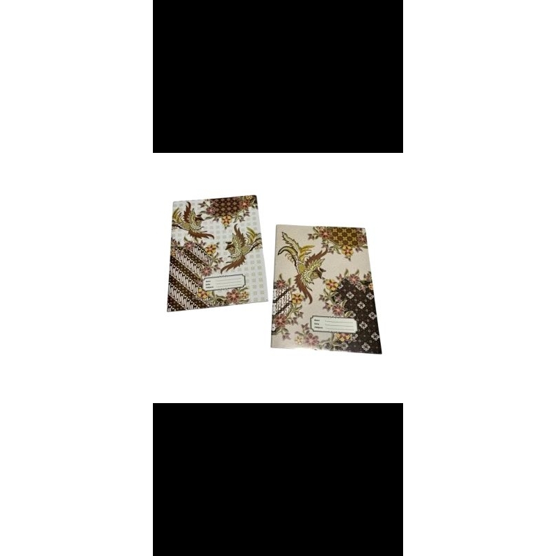 

sampul buku tulis batik motif random