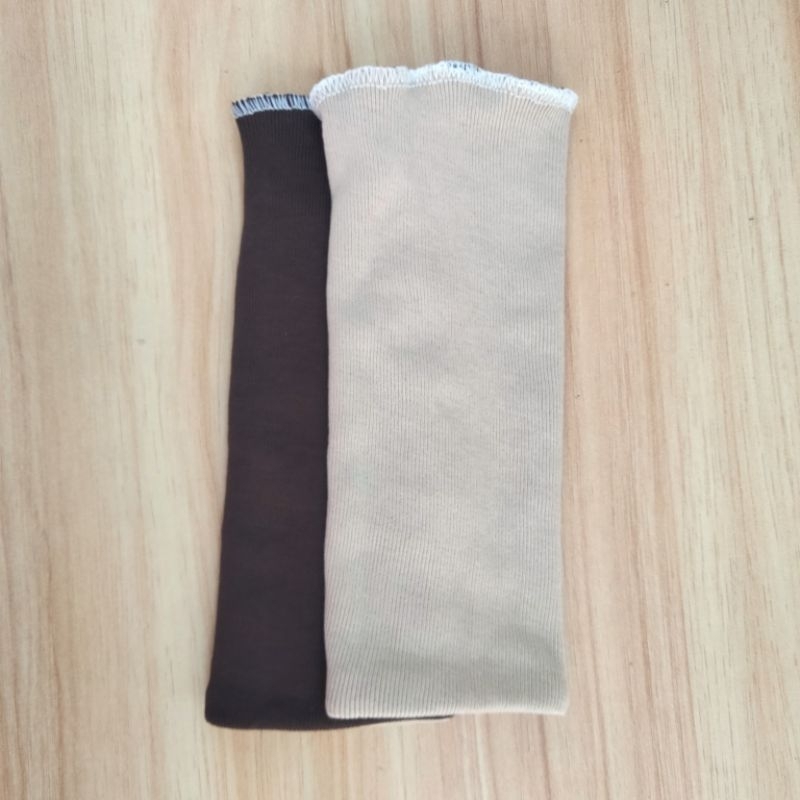 Manset Tangan Bolak Balik Kaos Rib PE