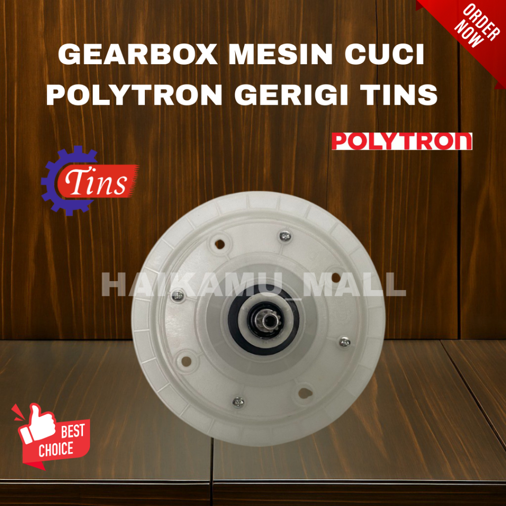 Gearbox Gerigi Mesin Cuci Polytron TINS – Sparepart Original