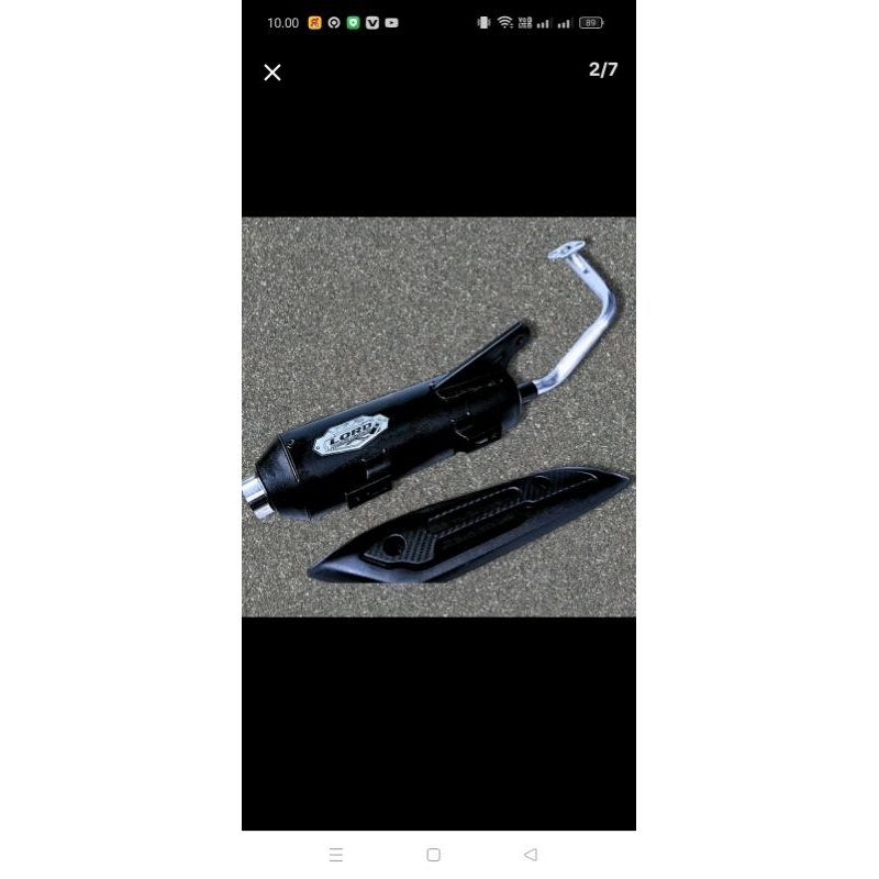 knalpot standar racing suara adem ngebas knalpot model Copy Cms original LORD RACING Scoopy Vario nm