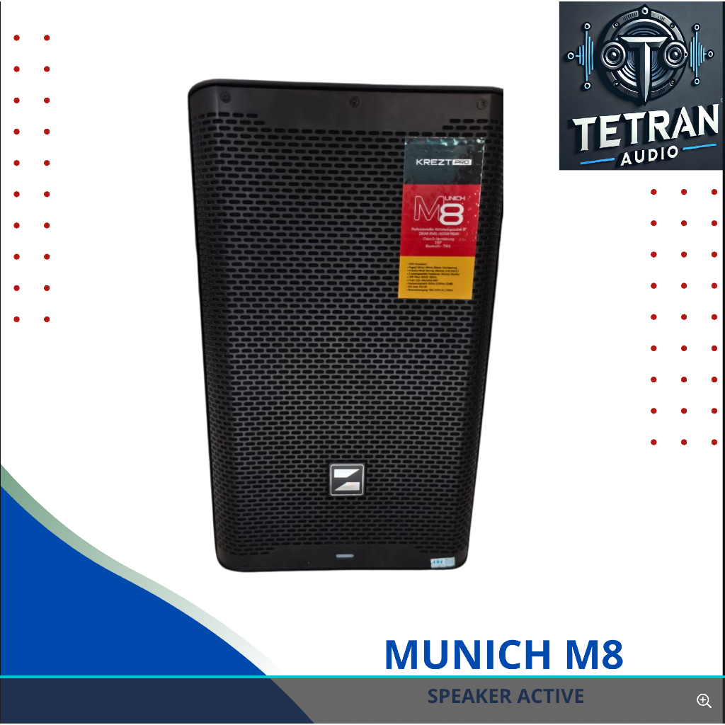 Speaker Aktif 8 Inch Krezt Pro Munich M8
