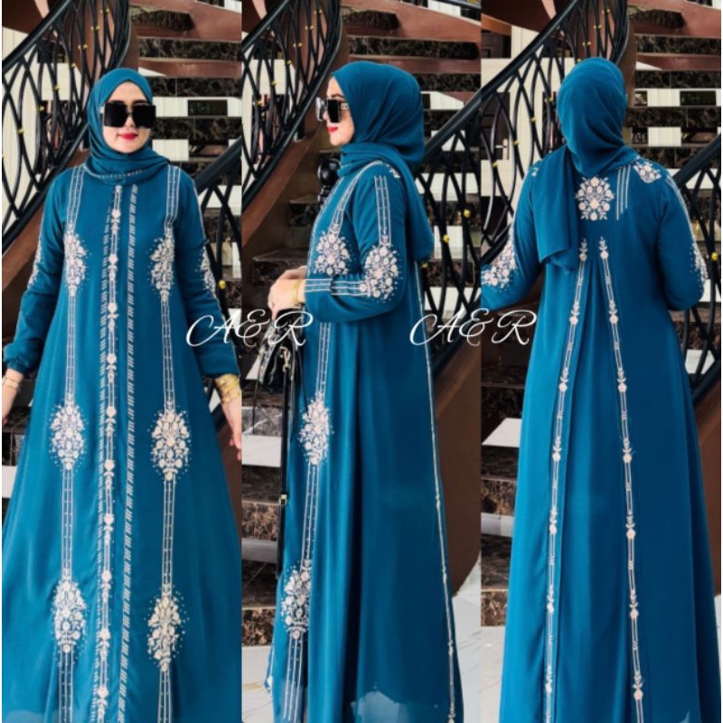 Arabian zalia set hijab