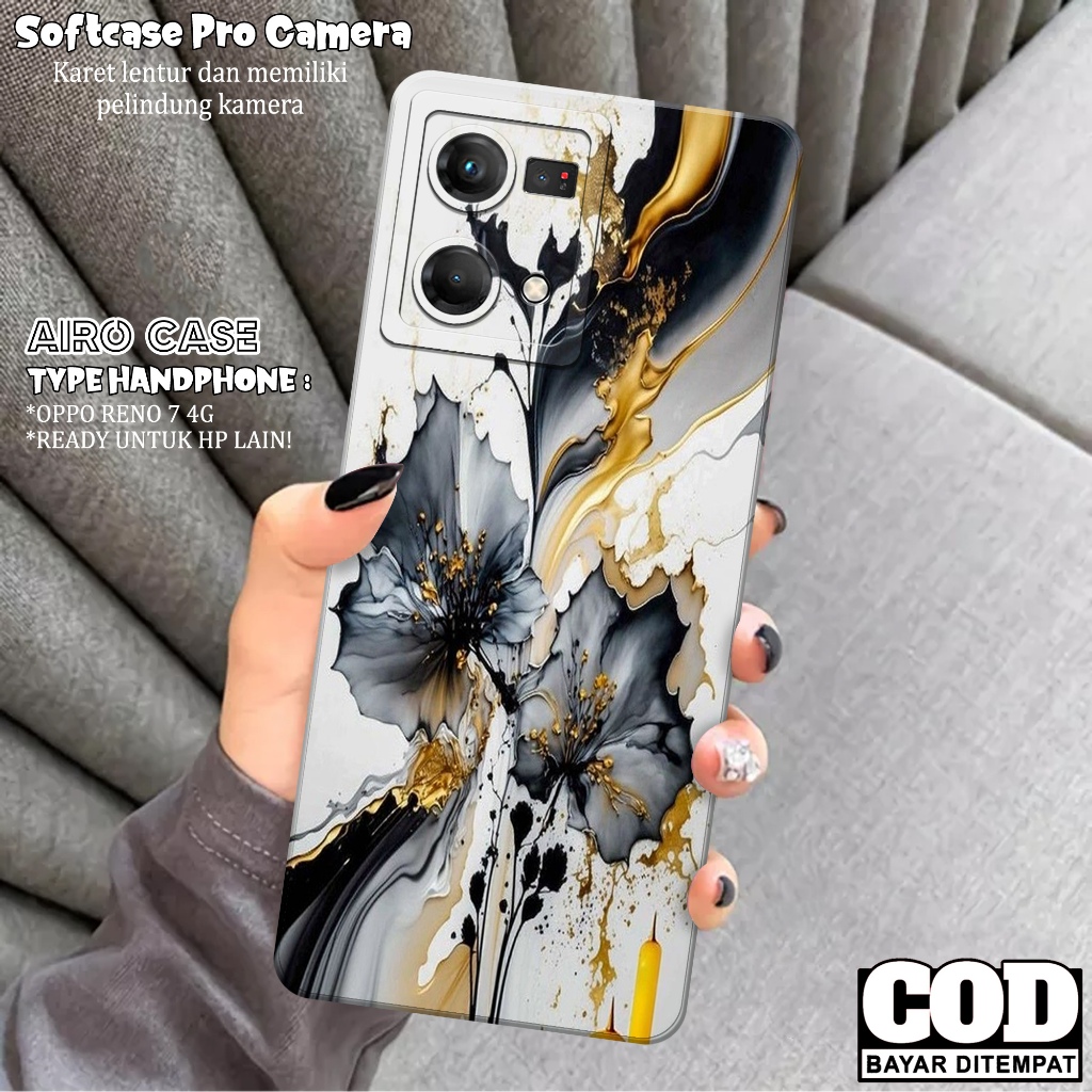 Case OPPO RENO 7 4G - Softcase OPPO RENO 7 4G - Fashion Case ABSTRAK - Casing OPPO RENO 7 4G - Softc