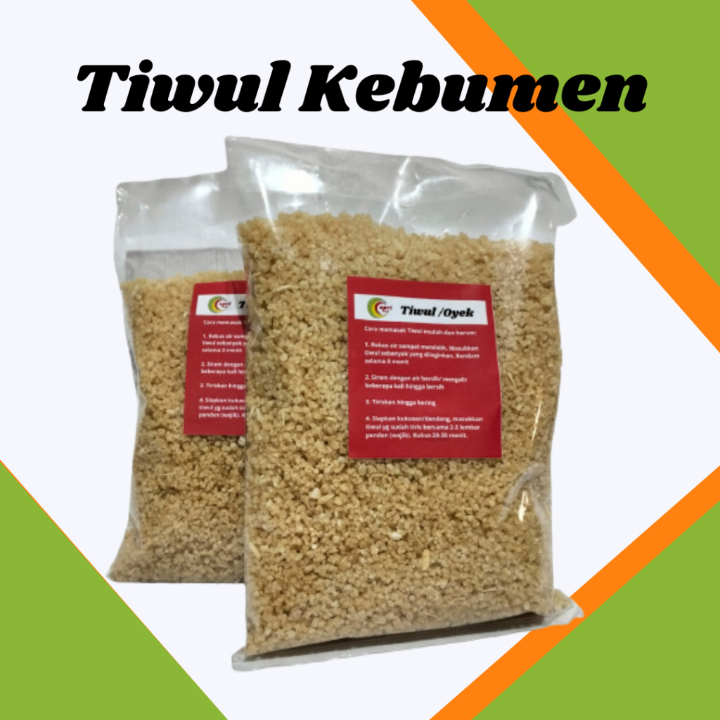 

Tiwul Kebumen 1 Kg Pengganti NasiPutih
