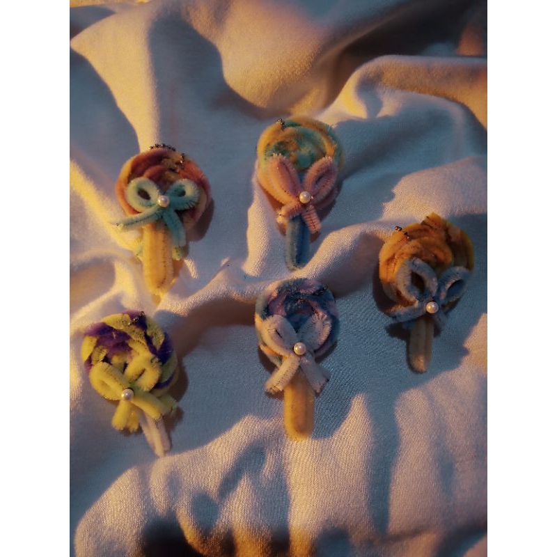 Gantungan Lolipop | Key Chain | Tangkai Bulu | Gantungan Kunci