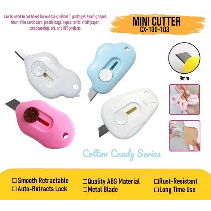 

Mini Cutter CX-100P / Kater Kecil Lucu CX-101P / Cutter Mini Portable CX-102P / Cutter Unboxing / Cute Cutter CX-103P / Kater Imut