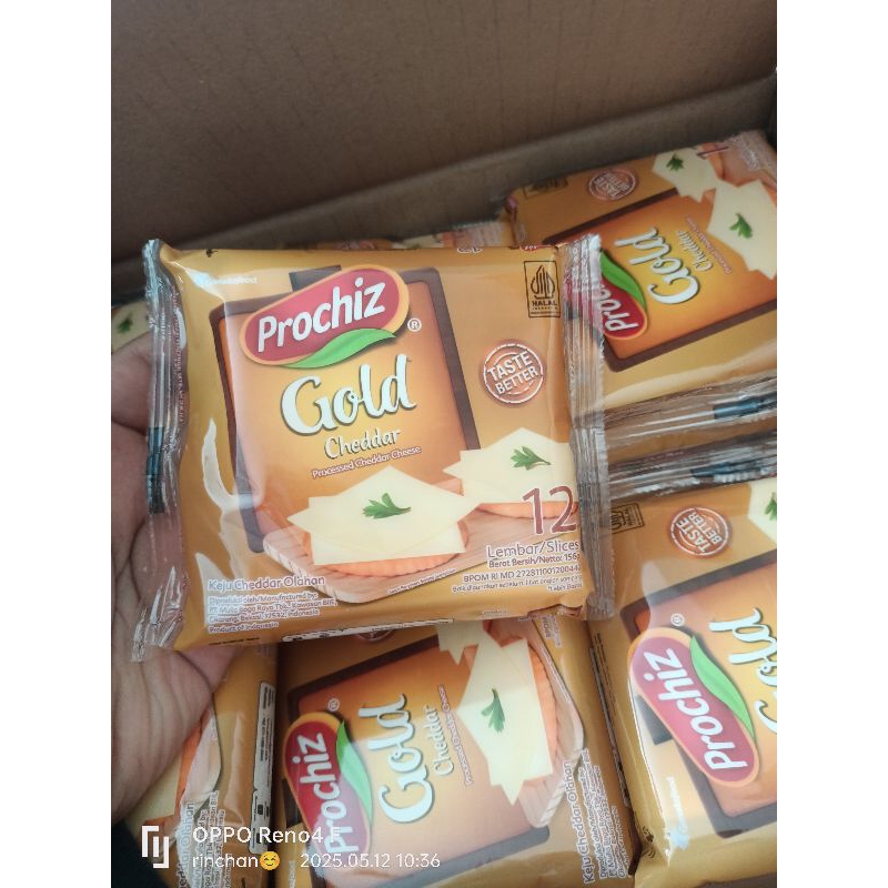 

Keju slice prochiz gold 1dus isi 24