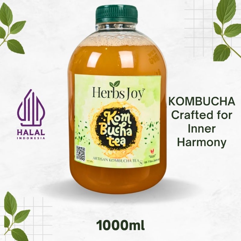 

kombucha original segar enak terbaik 1liter