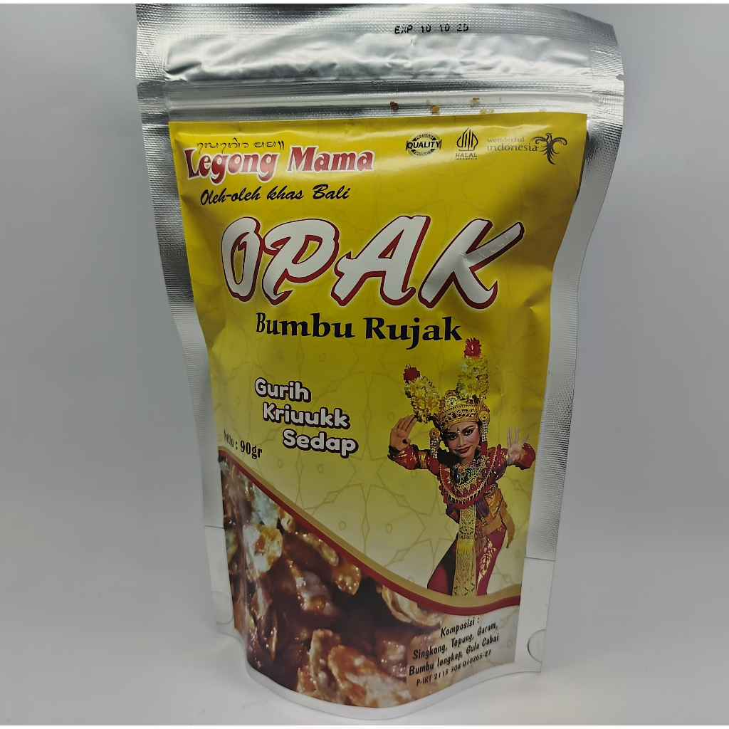 

Opak Singkong Bumbu Rujak Legong Mama 90gr Khas Bali