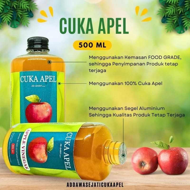 

Cuka Apel Adda Sejati 500ml Menurunkan Berat Badan Diet Detoks Gula Darah Kolestrol