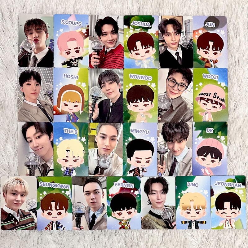 PHOTOCARD SEVENTEEN CARATZONE CARATLAND + PUZZLE SET OFFICIAL