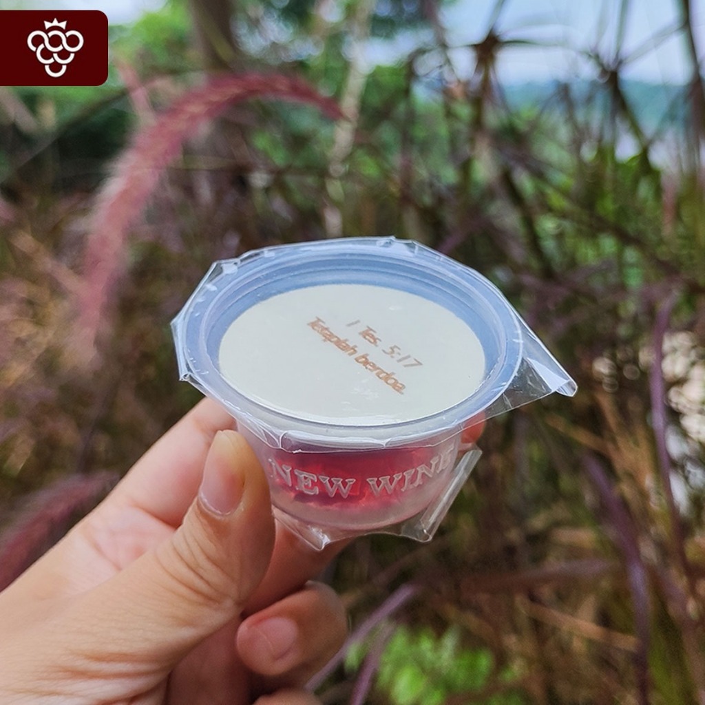 

eceran Minuman Paket Perjamuan + hosti ayat besar new wine