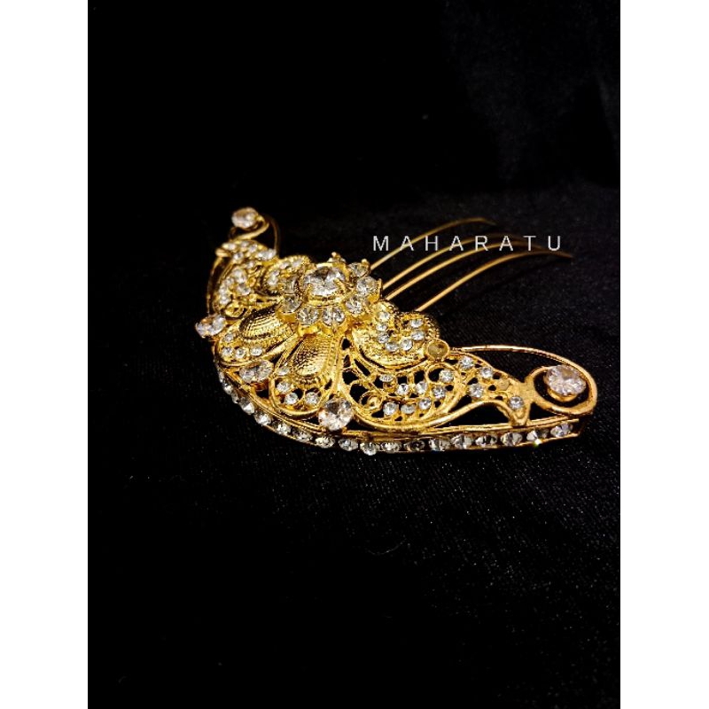 sirkam batu diamond /sirkam solo /sirkam batu tanam diamond / sisir pengantin diamond / Sisir Batu D