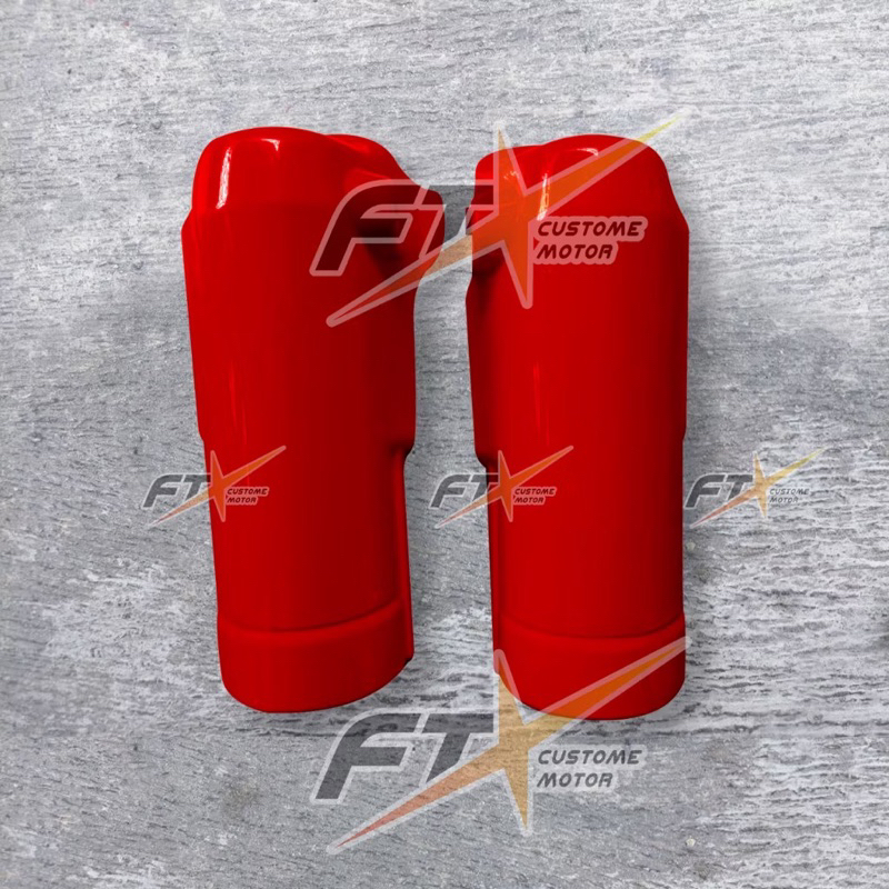 Cover Shock Yamaha Force 1 Warna Merah Maroon