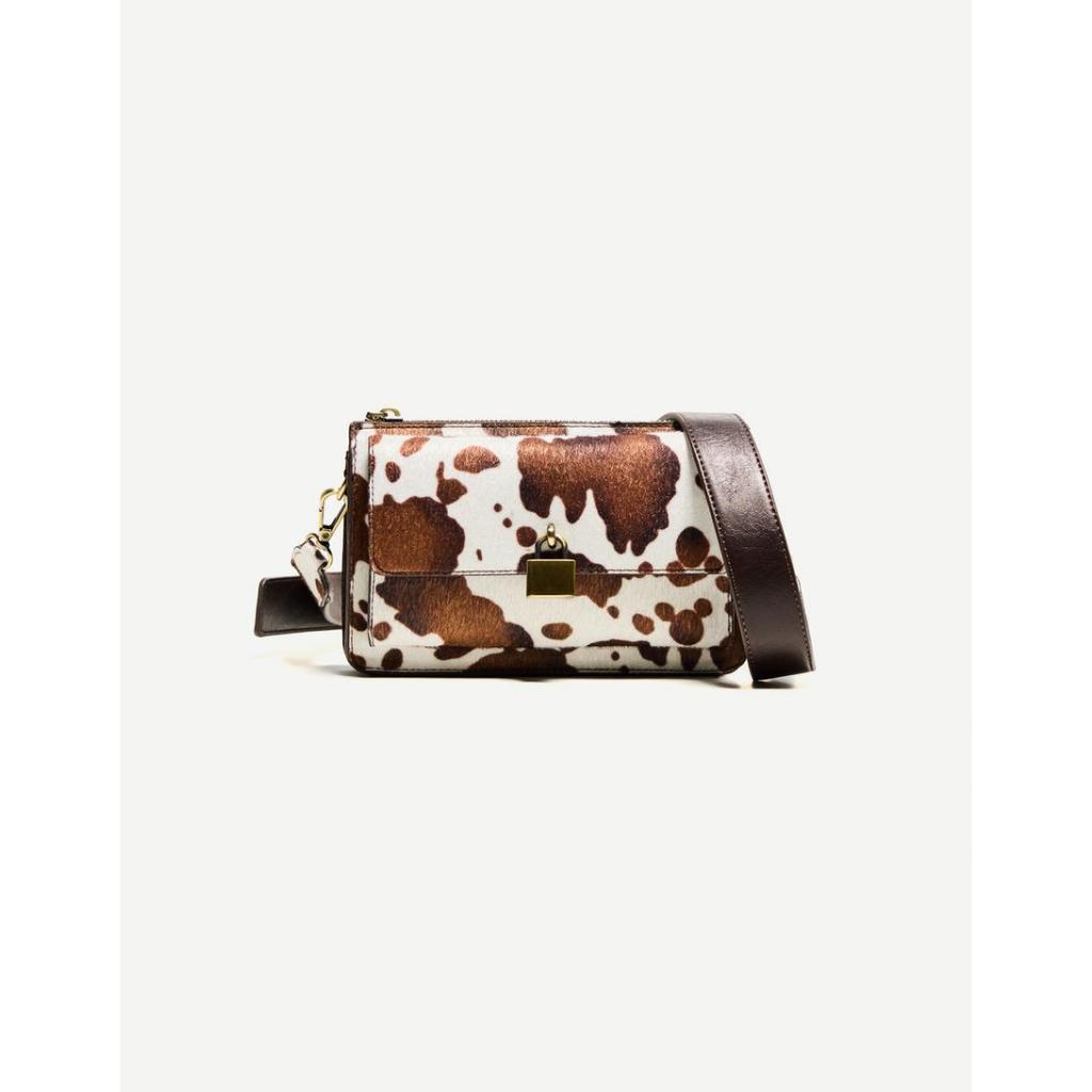 BERSHKA MEN ORIGINAL STORE 100% - Faux leather crossbody bag