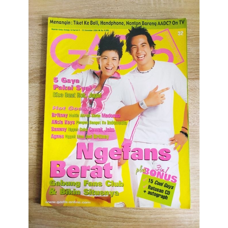 Preloved Majalah Gadis Remaja Tahun 2002 2003 2004