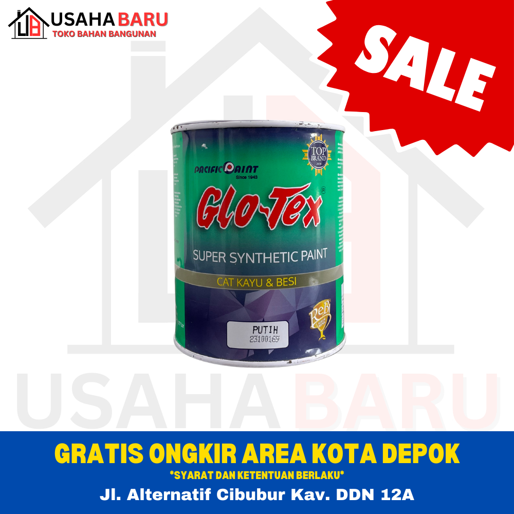 SALE Glotex Cat Minyak - Cat Kayu dan Besi - Super Synthetic Paint