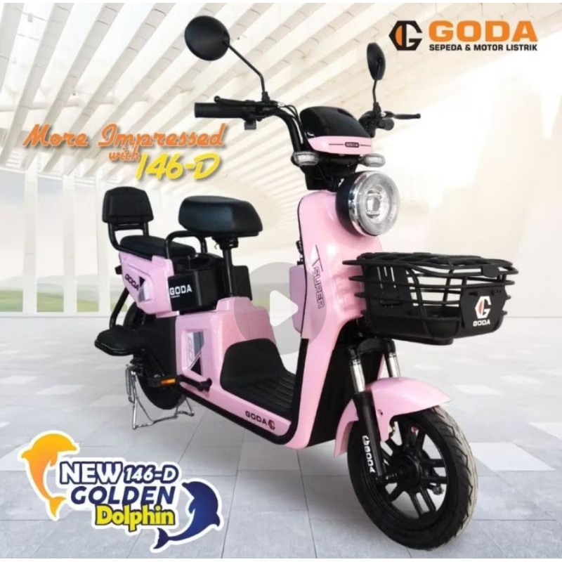 sepeda listrik GODA 146A DOLPHIN