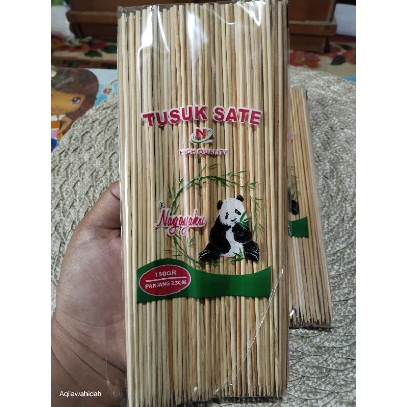 Tusuk Sate Cap Panda/Tusuk Sate Bambu Panjang/Tusuk Buket Bunga