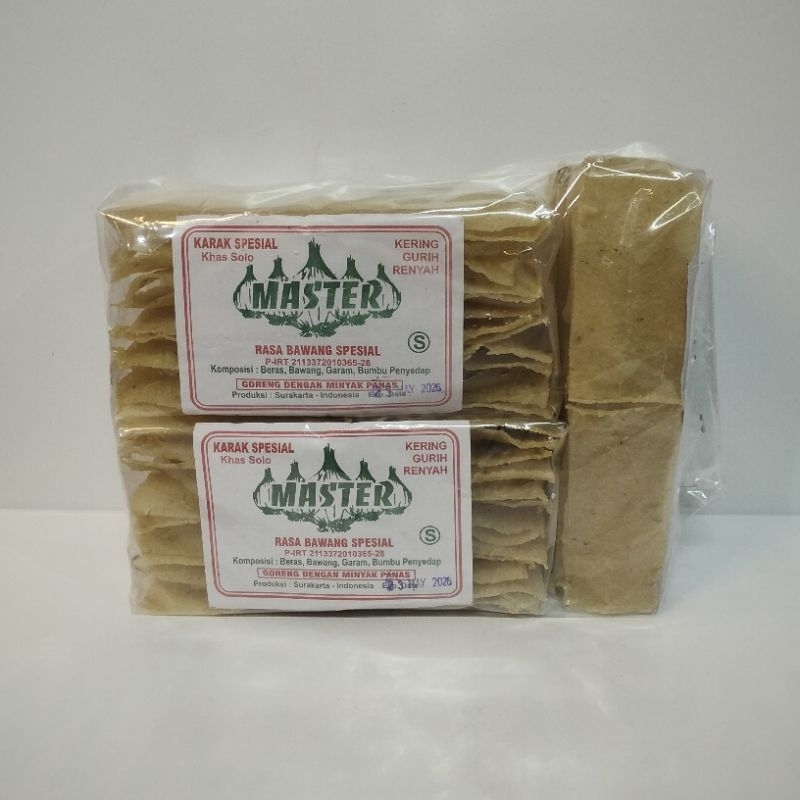 

5pack Karak spesial master khas solo rasa bawang spesial
