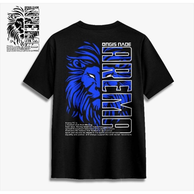 Kaos Arema Terbaru / T-shirt Arema / Aremania / Aremanita / Arema FC /Arema Malang / Streetwear / ko