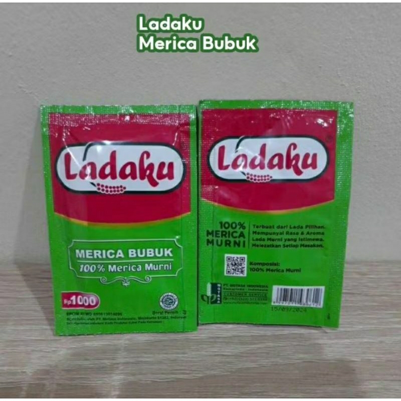 

ladaku merica bubuk renceng isi 12psc x 2,5gr