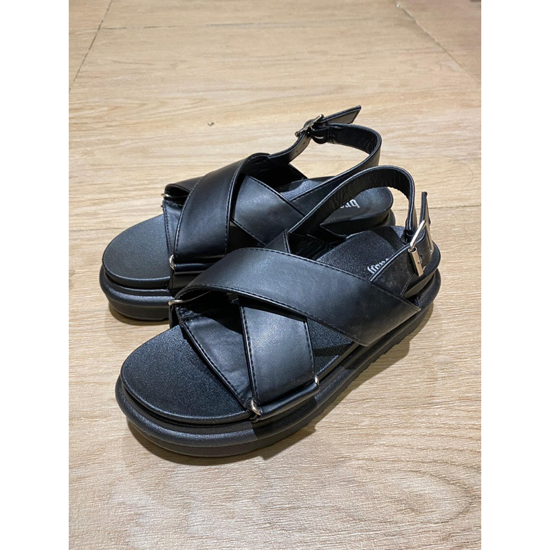 Payless Brash Royalty Womens Atlas Footbed - Black