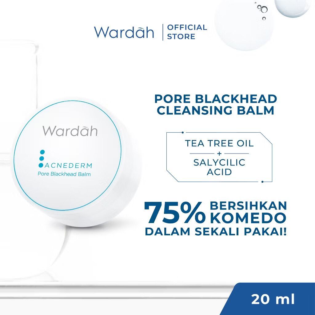 WARDAH Acnederm Pore Blackhead Balm 20gr / Wardah Acnederm